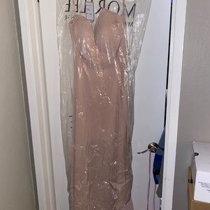 Unused Blush Bridesmaid Dress